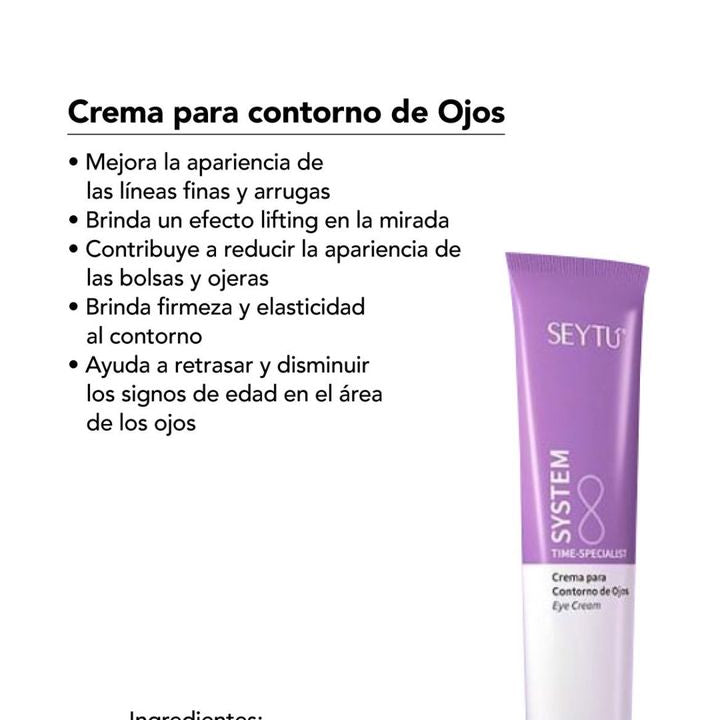 CREMA PARA CONTORNO DE OJOS